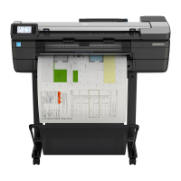 HP DesignJet T830 Large Format Multifunction Wireless Plotter Printer - 24", with Mobile Printing