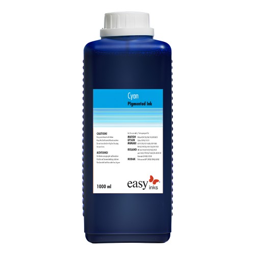 Pigmented ink for Piezo printers from MImaki, Mutoh, Roland, 1 Liter bottle