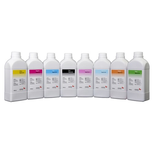 Dye ink for Piezo printers from Epson-Agfa-Mimaki-Mutoh-Roland 1 Liter bottle